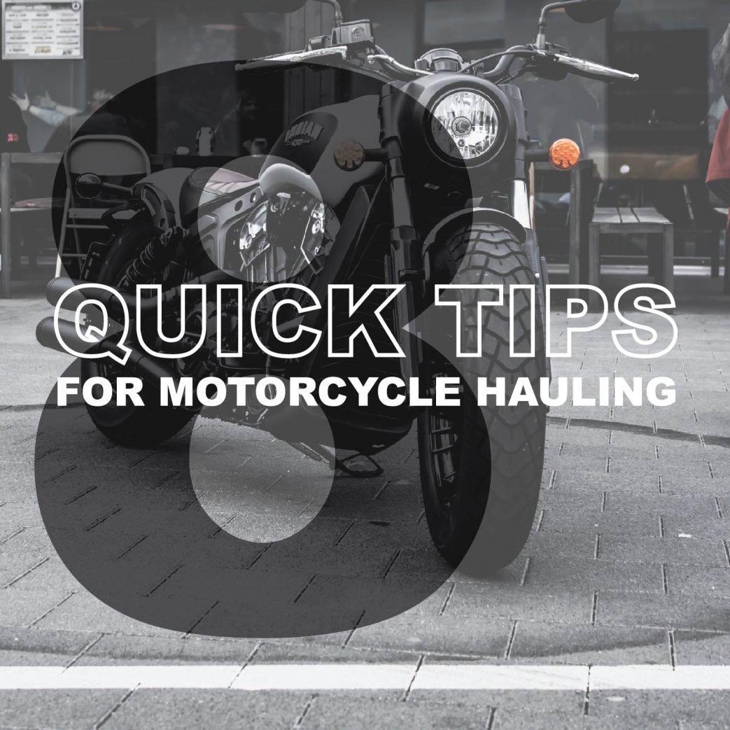 Look Trailers | Blog Post | 8 Motorcycle Hauling Tips | Featured Image | Tips to Haul a Motorcycle in a Trailer