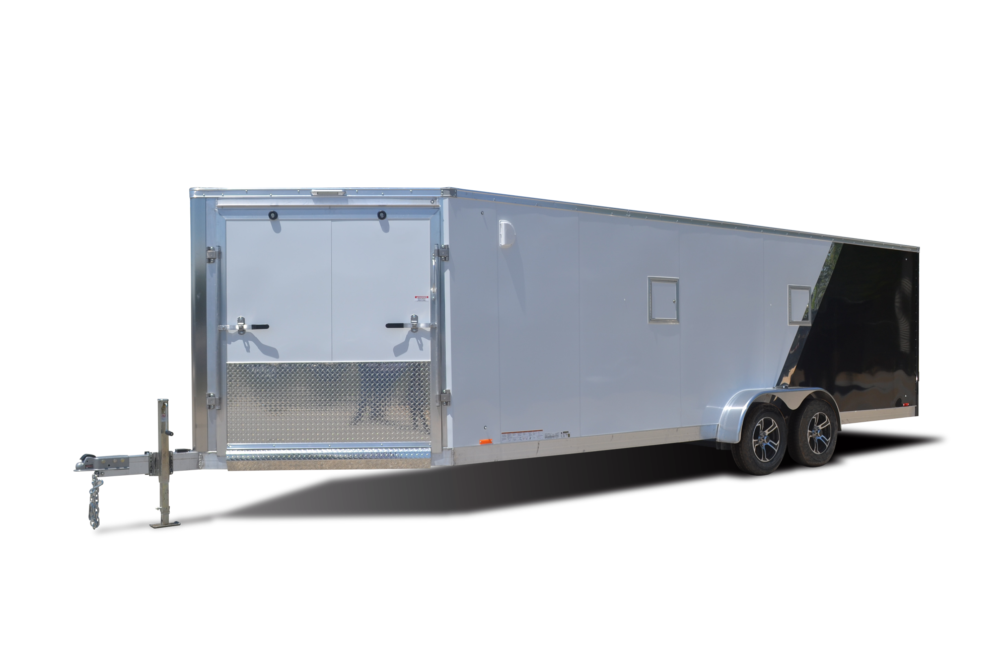 Look Trailers | Blog Post | Featured Image | Avalanche - Toy Hauler - Snowmobile Trailer - Two Tone - LOOK Trailer