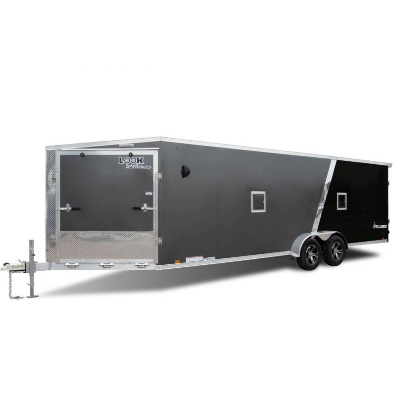 Avalanche Aluminum - Two Tone - Deck Over - Cargo Trailer - Snowmobile Trailer - UTV Trailer - LOOK Trailers