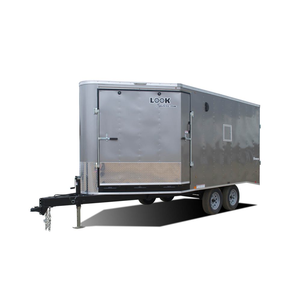 Element Puresport Deckover - Snowmobile Trailer - Silver – Auto Hauler Trailer - LOOK Family of Brand