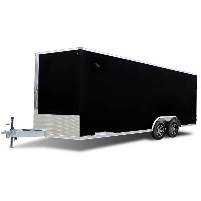 Look Trailers | Blog Post | Featured Image | Vision Aluminum - Cargo Trailer - Black- Auto Hauler- LOOK Trailers