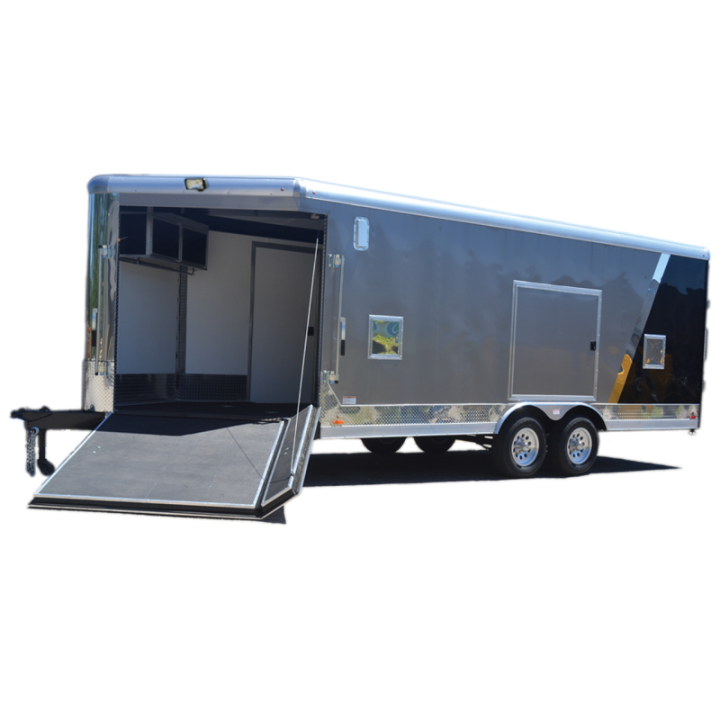 Look Trailers | Blog Post | Featured Image | Canyon Snow Trailer - Auto Hauler - Race Trailer - Compass Trailers - LOOK Family of Brands