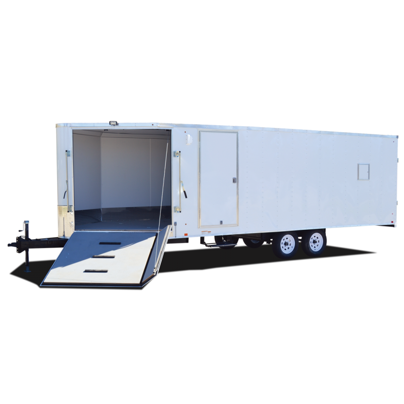 Look Trailers | Blog Post | Featured Image | Jasper Deckover Snow Trailer - Snowmobile Trailer - Compass Trailers - LOOK Family of Brands
