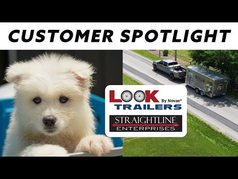 Look Trailers | Custom Cargo Trailers | News & Blog | Customer Spotlight | Straightline Enterprises | Custom Enclosed Cargo Trailer Featured Image
