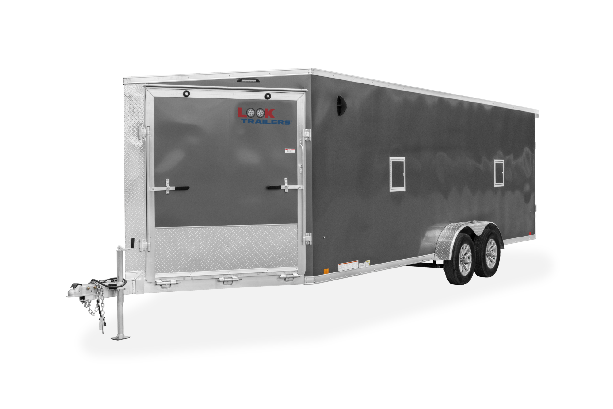 2024 LOOK Avalanche Snowmobile Trailer Doors Closed