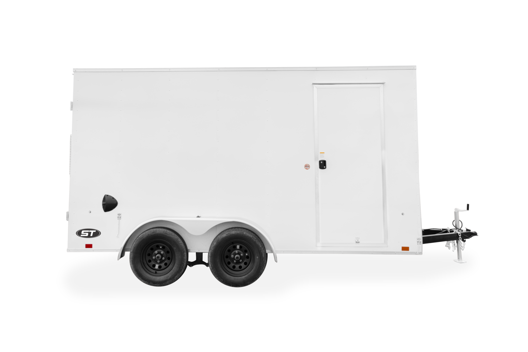 ST DLX Enclosed Cargo Trailer, Passenger Side View