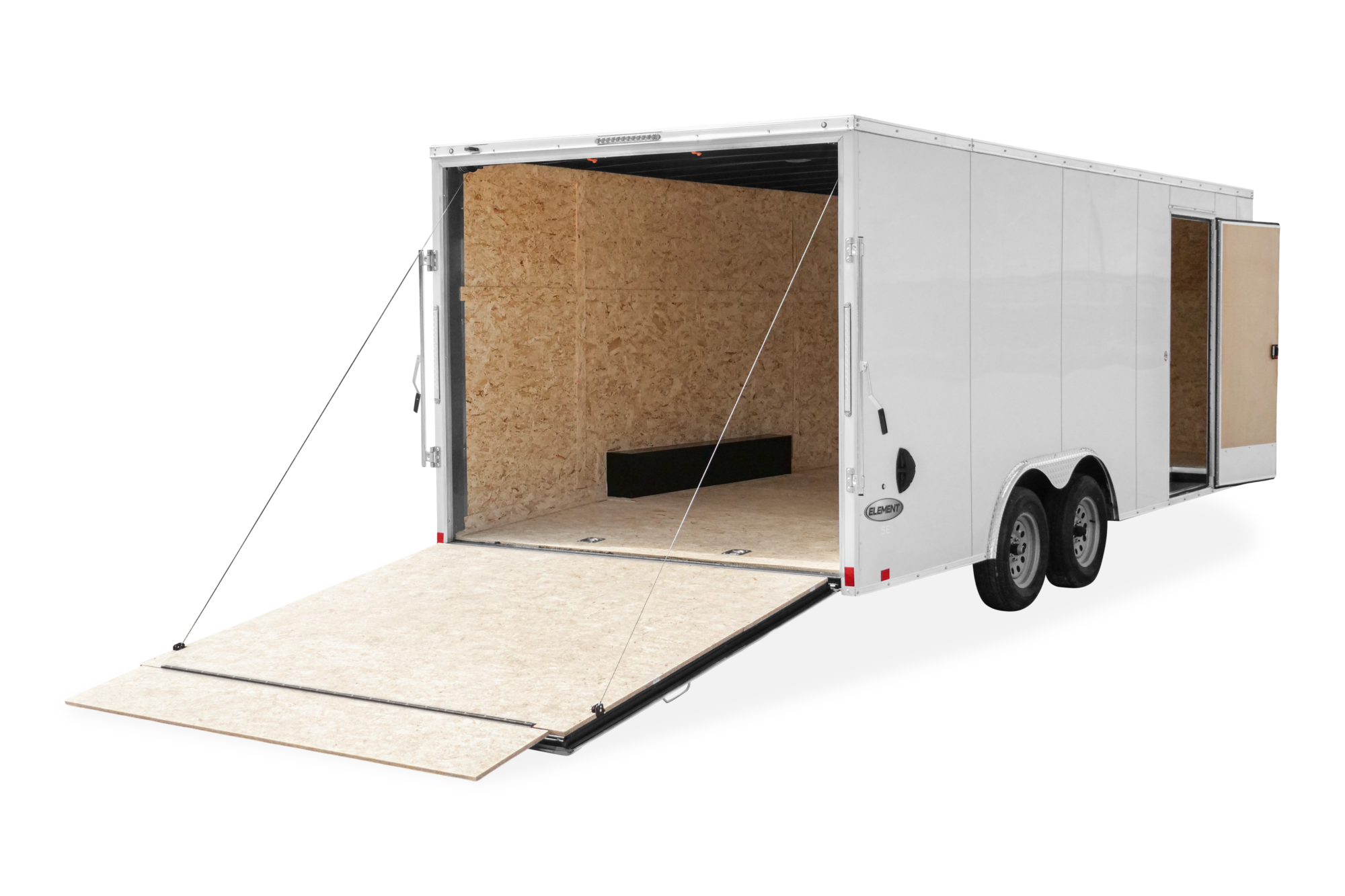 LOOK Element SE V Nose Enclosed Car Trailer Rear Open