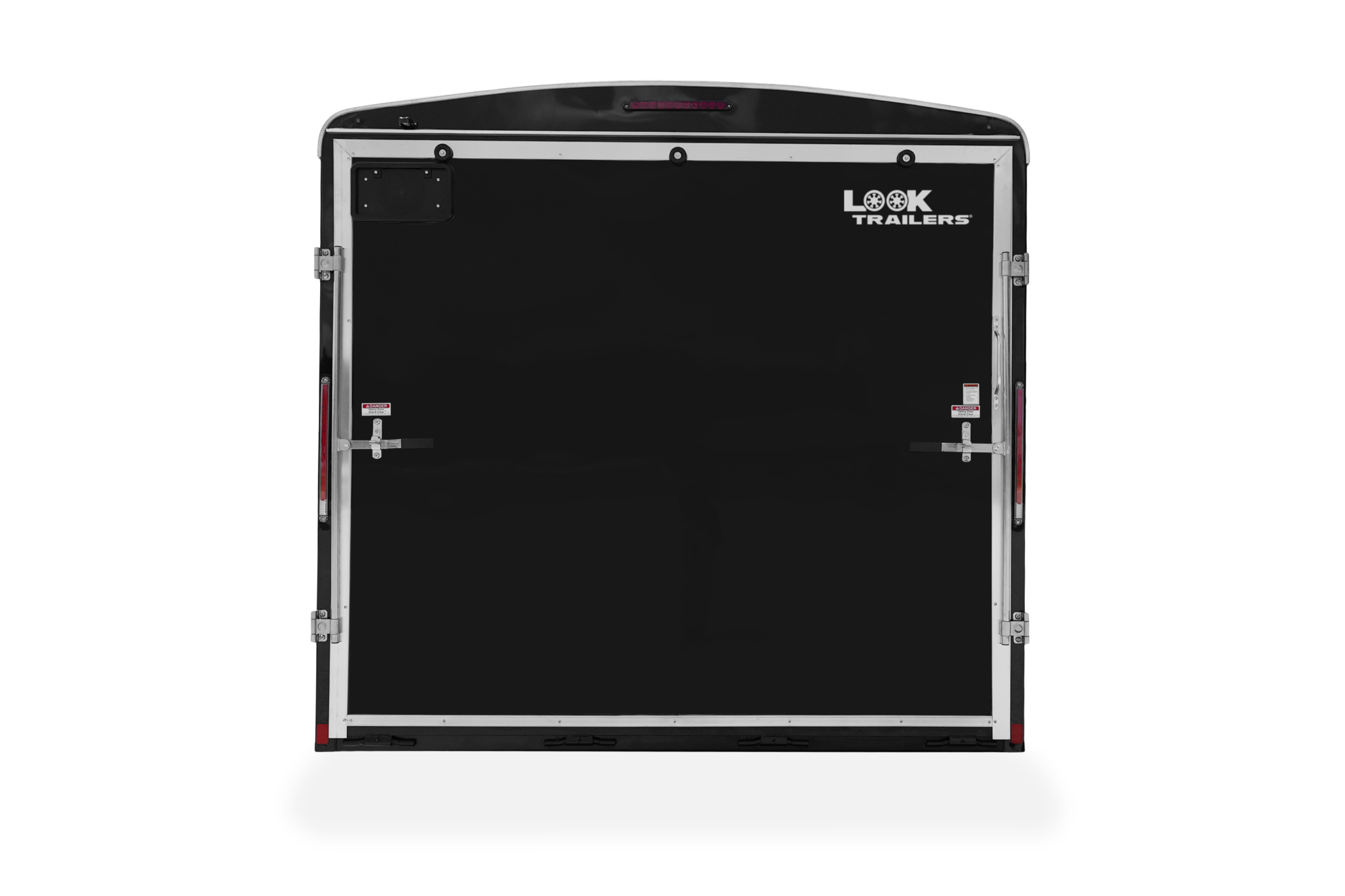 LOOK Element SE Round Top Enclosed Car Trailer Rear Straight