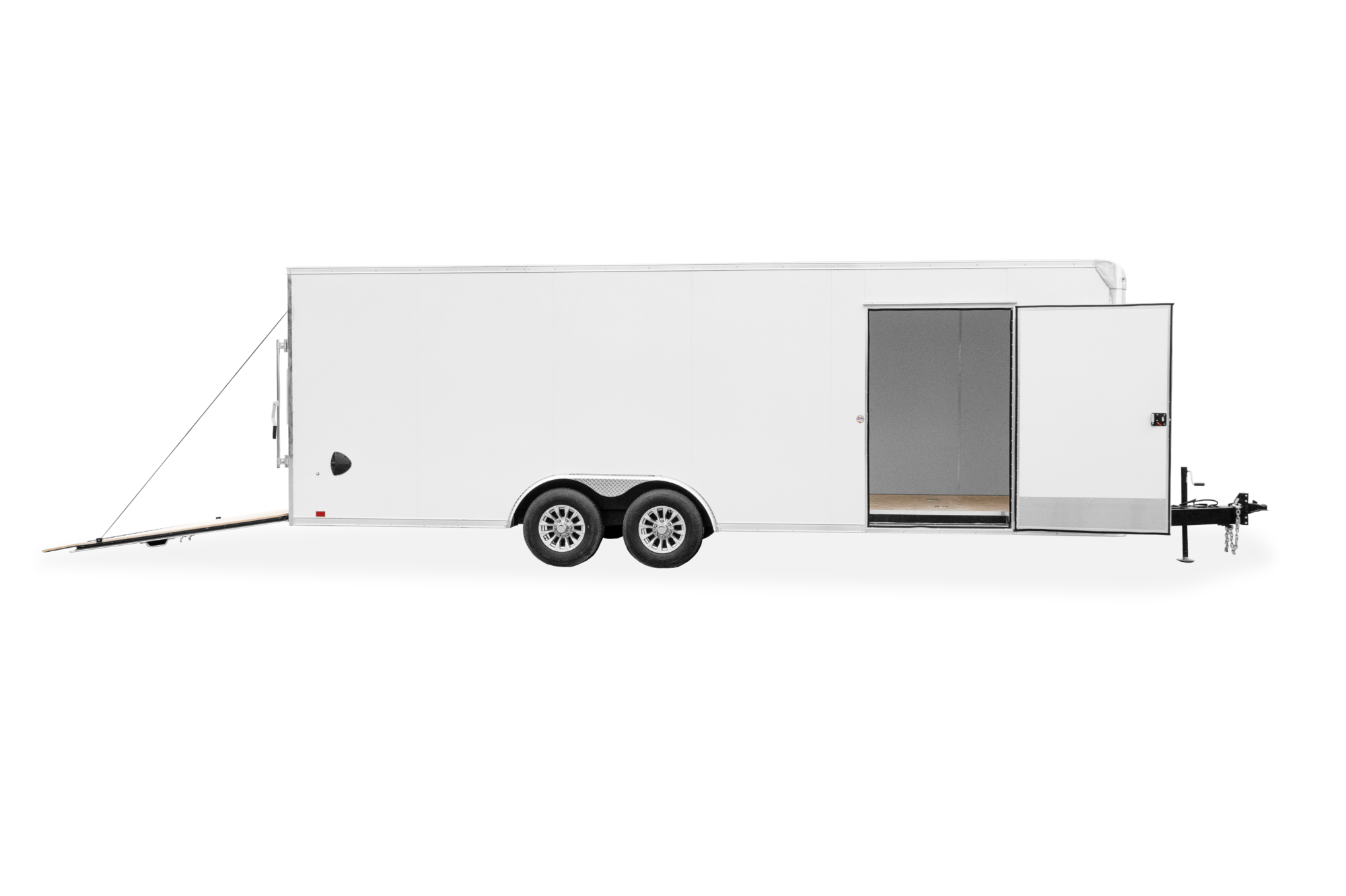LOOK Premier Race Enclosed Car Trailer Side Open