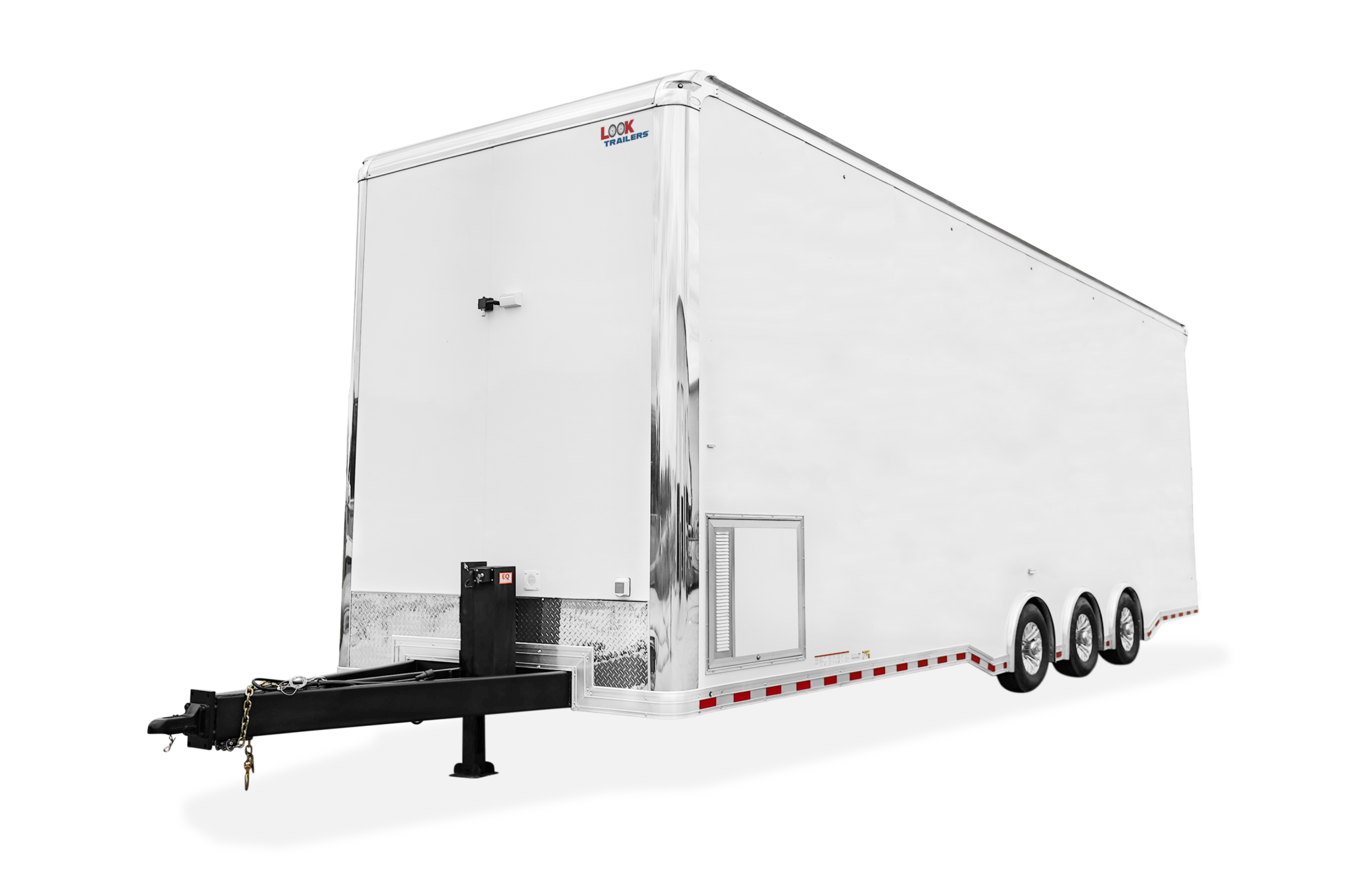 LOOK Premier Race Enclosed Stacker Car Trailer Front