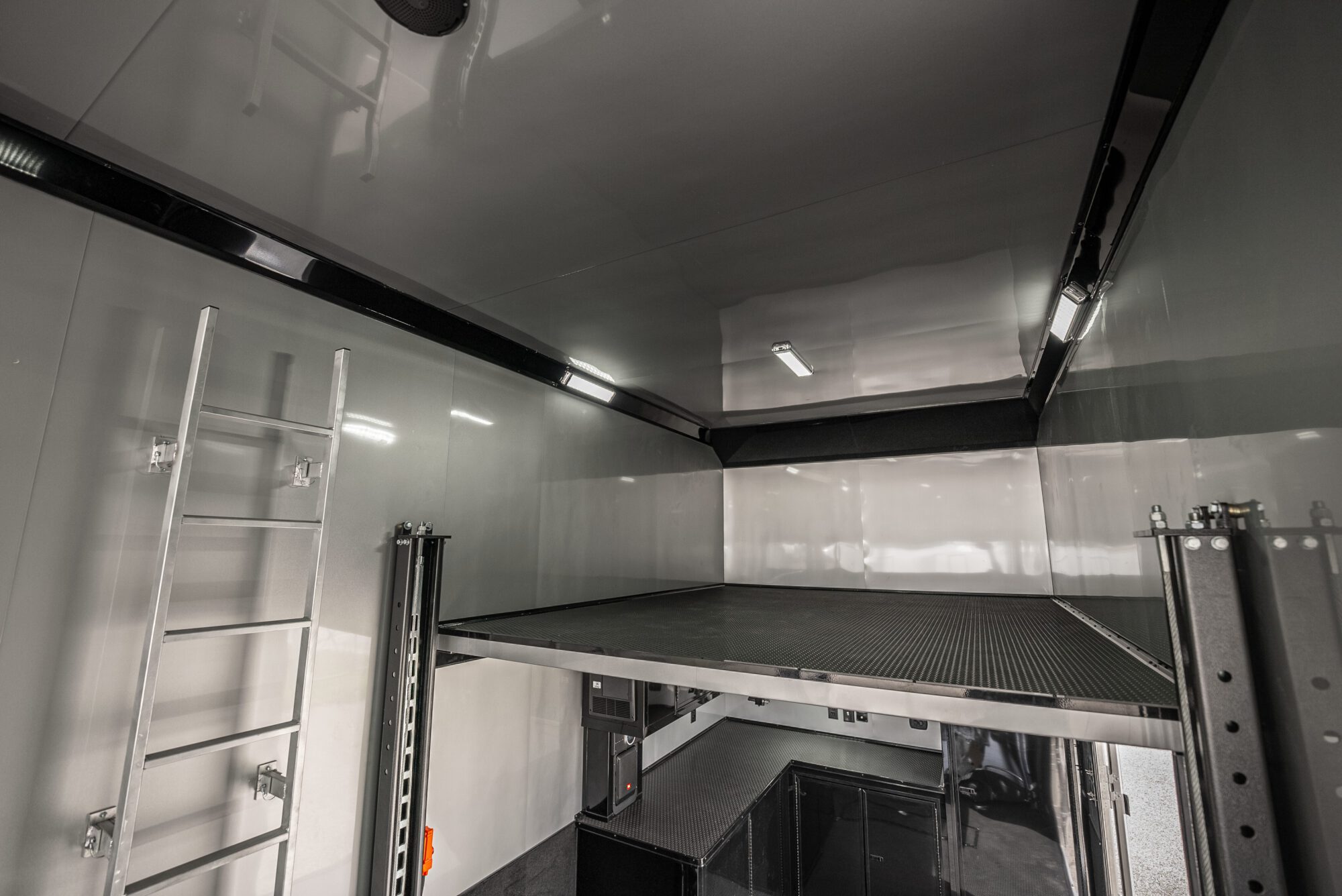 LOOK Premier Race Enclosed Stacker Car Trailer Second Level