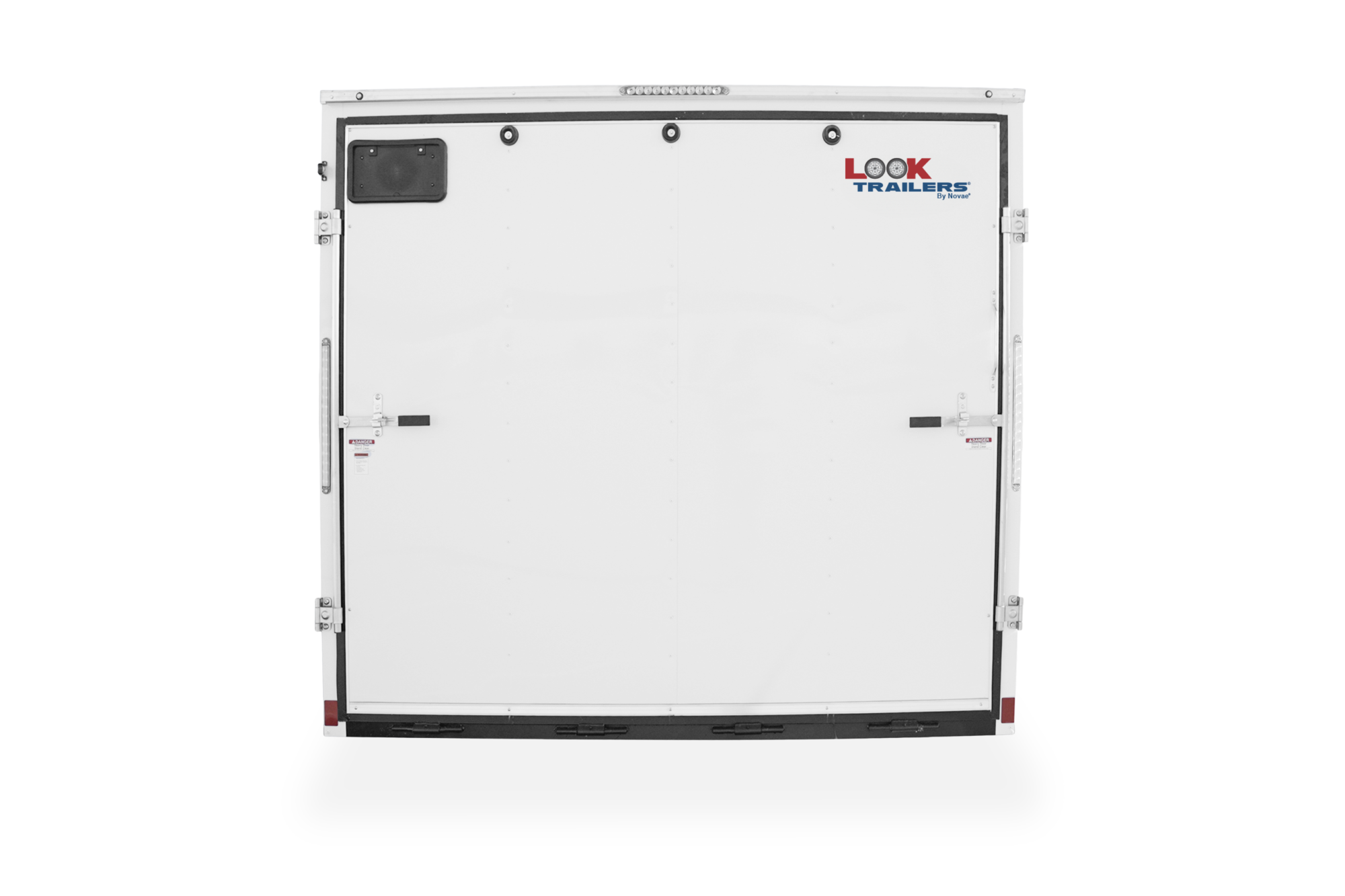 LOOK ST DLX Enclosed Car Trailer Rear Straight