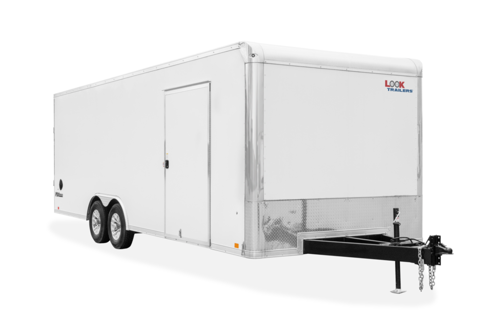 LOOK Vision Race Enclosed Car Trailer Front
