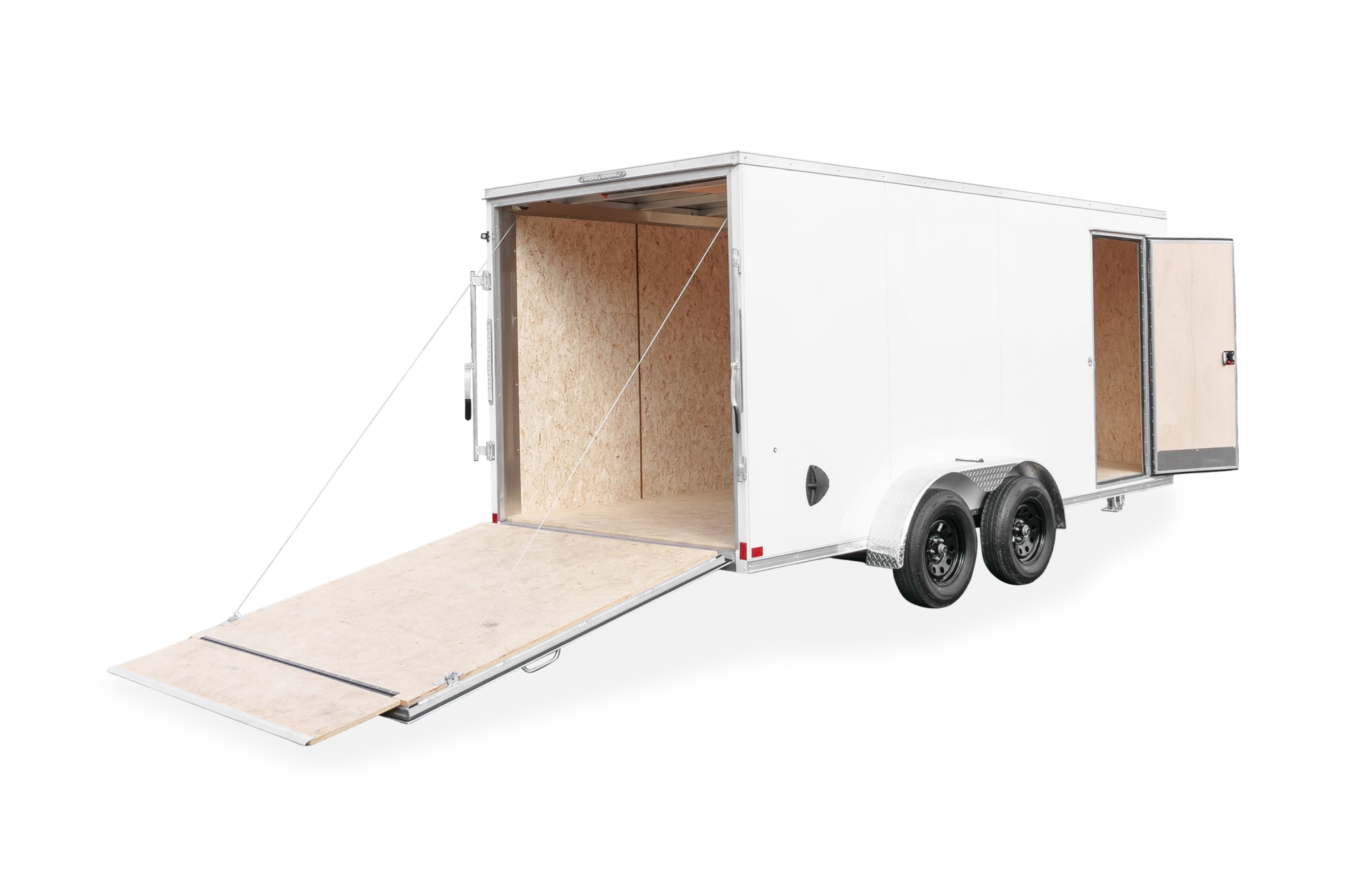 LOOK Vision Aluminum Cargo Trailer Rear View