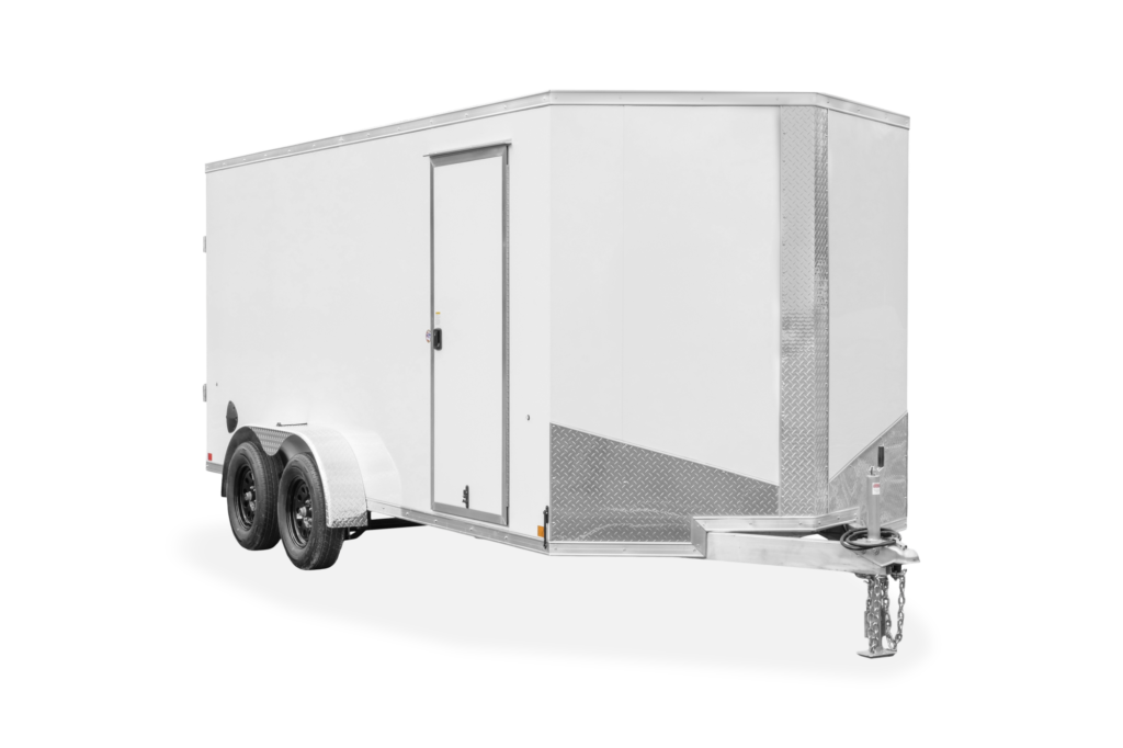 LOOK Vision Aluminum Enclosed Cargo Trailer Front View