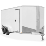 LOOK Vision Aluminum Enclosed Cargo Trailer Front View