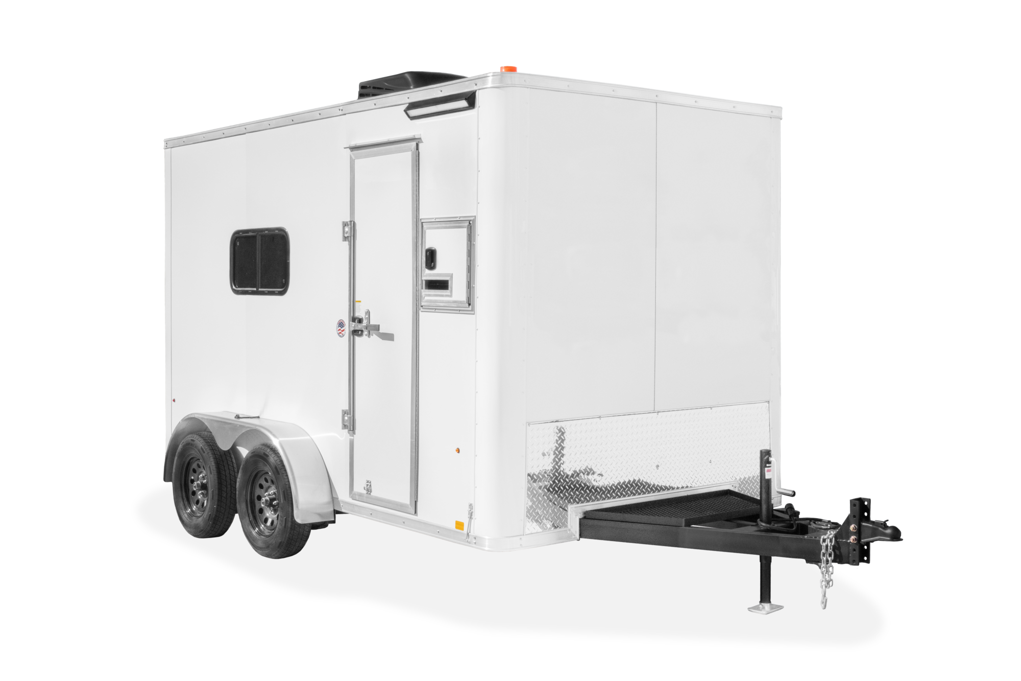 LOOK Trailers Fiber Splicing Trailer Enclosed Contractor Trailer Front